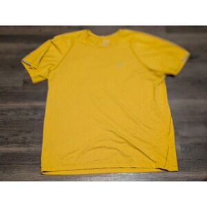 Arc Teryx Mens Sz L Yellow Crew Neck Short Sleeve Athletic T Shirt